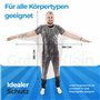 skapandi Lot de 8 ponchos de pluie jetables avec capuche | Cape de pluie | Veste de pluie | Vêtements de pluie | Transparent et 