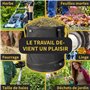 TTL Garden Black Supererior - Lot de 2 sacs de jardin Pop Up - 85 l - Double fond - 260 g/m² - Extra stables - Oxford 600D - 85 