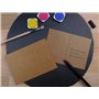 Heite Lot de 75 cartes postales vierges marron - Format A6 - Pour bricolage créatif - Cartes postales personnalisées - Carton kr