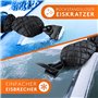 WERKTAL Grattoir à glace pour voiture - Grattoir à glace chauffant avec gant de voiture - Grattoir à glace ultra rapide - Gratto