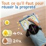 LIKARTO® Apprentissage de la propreté pour enfants – Tableau magnétique Montessori avec 60 aimants avec cordon – Tableau apprent
