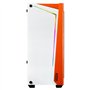 AZZA Apollo 430W-DF2 Boîtier Tour en Verre trempé Blanc/Orange