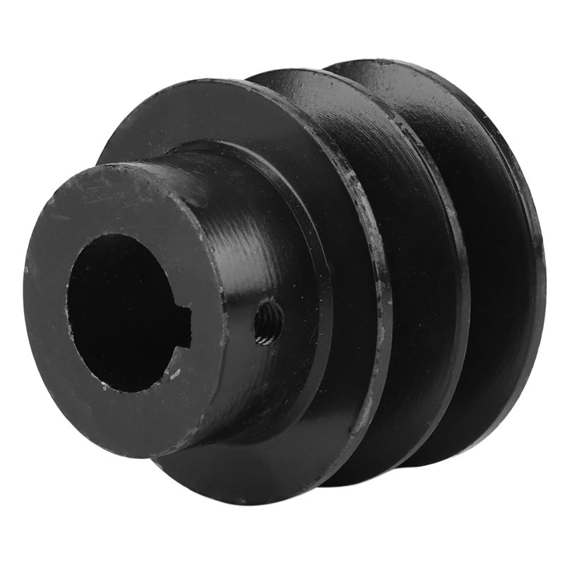 Uxcell Poulie Aluminium Type A 5 Niveaux - Alésage 25mm - Diamètres 55 à 150mm Pour Courroie Trapézoïdale