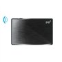 PQI Air Drive Boîtier USB 2.0 avec Lecteur Carte SD Wi-FI Acier brossé
