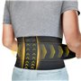 Bracoo BS33 Ceinture Lombaire avec 4 Baleines – Double Ajustement & Tissu Respirant – Soulagement Efficace des Douleurs Lombaire