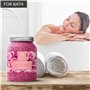 Rose Bain de Sel 1300g - Sel de Mer Huile Essentielle de Palissandre Naturel - Sel de Bain Naturel Roses pour Bien Dormir - Soul