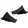 AUTOLIGHT 24 Lot de 2 cales de roue avec support et fixation - Cales de frein - Pour remorques et caravanes - Charge d'essieu ju