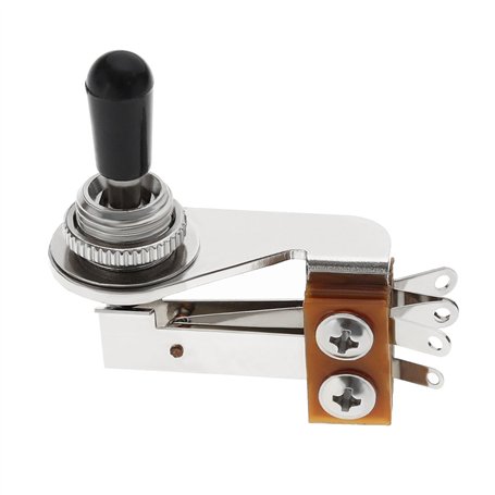 OTOTEC Interrupteur à Bascule à Angle Droit à 3 Voies Métrique de Base Sélecteur de Micros de Type L Compatible avec Gibson Comp