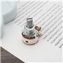 OTOTEC Lot de 5 potentiomètres WH148 B10K à vitesse réglable 5 broches Longueur de l'arbre 15 mm Rondelle d'écrou Accessoire Con