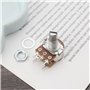 OTOTEC Lot de 5 potentiomètres WH148 B10K à vitesse réglable 5 broches Longueur de l'arbre 15 mm Rondelle d'écrou Accessoire Con