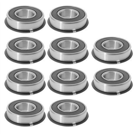 OTOTEC Lot de 10 Roulements à Billes avec Anneau élastique de Rechange 499502H 99502H-NR ID 5/8" X OD 1-3/8" X Largeur 11 Mm Com