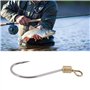 OTOTEC Lot de 50 Hameçons de Pêche à Ardillon Pivotants à 360° pour La Pêche en Eau Douce Et Salée Tailles 10# à 22#