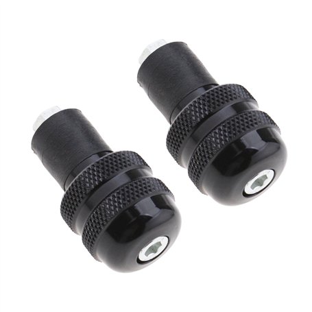 YINETTECH 1 Paire d'embouts de Poignée Bouchons Coulissants pour Guidon de Moto 7/8 Pouces 22mm Anti-Vibration en Alliage d'alum