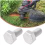 YINETTECH Lot de 5 boulons hexagonaux pour débroussailleuse M8 x 1,25 - Filetage gauche - Longueur : 16 mm - Filetage inversé he