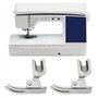 YINETTECH Lot de 2 Pieds Presseurs pour Machine à Coudre à Tige Haute P351 - Pied Presseur pour Machine à Coudre Industrielle -