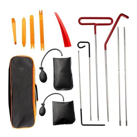 Tiamu 14 Pcs Trousse À Outils D'ouverture d'urgence pour Portes De Voiture