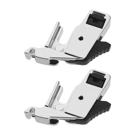 VGOL 2pcs Adaptateur de Pied-de-biche pour Machine à Coudre Type de Boucle Adaptateur de Pôle Bas Compatible avec Singers Compat