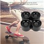Giilayky Pack de 4 Roues de Skate 60Mm + ABEC-9 Bearing Steel et Spacers Cruiser Wheels