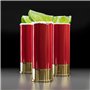 Tagtight 4Pcs Verres à Shot en Rouge, Parfaits pour servir de la tequila, whisky, rhum et Autres Spiritueux, Petites Tasses à Sh