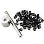 Hopbucan Rivets avec Œillets K-Sheath de 100 Pièces Outils de Correction pour Installation Accessoires de Rechange 7