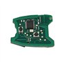 Borimend Carte de Circuit Imprimé FOB de Clé à Distance de 433MHz 2 Boutons pour 307/2000-2017 73373067C