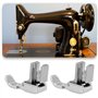 ECSiNG Lot de 2 Pieds Presseurs pour Fermeture éclair de Machine à Coudre 7306-2L Pied Presseur pour Machine à Coudre à Fermetur