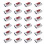 100pcs Micro Interrupteur Tactile Bouton Poussoir Interrupteur Tact pour Voiture Bateau Lumière Tapis Roulant TV Instrument Équi