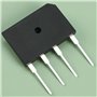 ECSiNG 10pcs GBJ2510 25A 1000V Pont Redresseur à Travers Trou Plat Diode Pont Redresseur pour Commutation Alimentation LED Lumiè