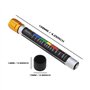LT Easiyl Testeur de peinture de voiture avec échelle de pointe magnétique pour voiture et moto, outil de test de revêtement de