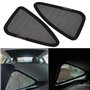 LT Easiyl Lot de 2 Pare Soleil Triangulaires pour Fenêtre Arrière de Voiture 160 X 230 mm Pièce de Rechange pour Pare-Soleil Com