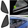LT Easiyl Lot de 2 Pare Soleil Triangulaires pour Fenêtre Arrière de Voiture 160 X 230 mm Pièce de Rechange pour Pare-Soleil Com