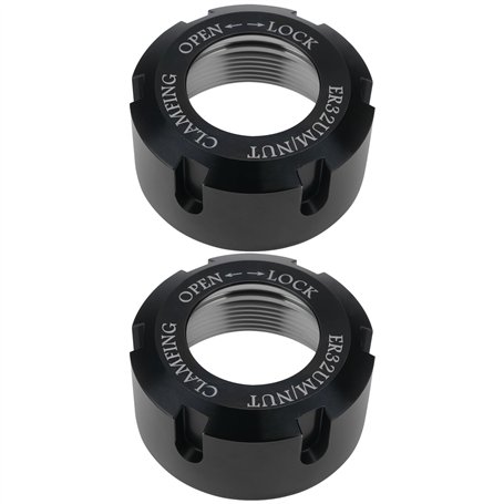 LT Easiyl Lot de 2pcs écrous de Serrage à Pince ER32 M40x1