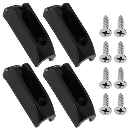 LT Easiyl Lot de 4 Taquets de Blocage Autobloquants pour Corde de Bateau avec Vis Adaptés Aux Cordes de Moins de 4 Mm