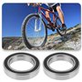 Briny River MR24377-2RS Lot de 2 roulements à billes à rainure profonde pour vélo - 24 x 37 x 7 mm - Double étanchéité - En acie
