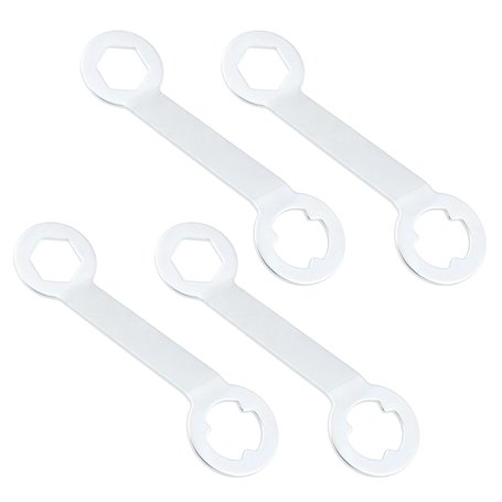 Briny River Lot de 4 clés à crampons à double interface pour chaussures de football M5 et chaussures de rugby