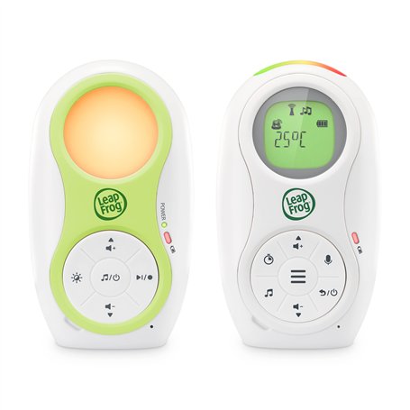 LeapFrog LF80 Babyphone Surveillance Audio Babyphone Numérique avec Deux Batteries Longue Portée Babyphone sans Caméra Capteur d