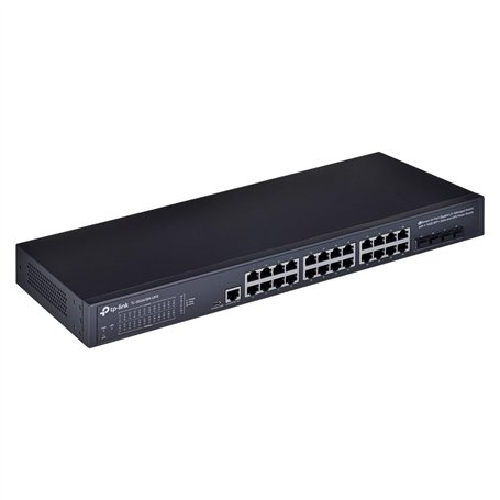 TP Link Switch L2 24p GbE avec 4x slots 10GE SFP UPS