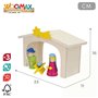 Crèche de Noël Woomax Bois plywood 23 x 16 x 11 cm (4 Unités)
