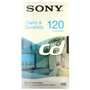 Sony - Sony CD 120 - Cassette VHS Vierge - 120 Minutes