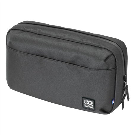 HORI Pochette de voyage réversible (noir) pour Nintendo Switch 2 - Sous licence officielle Nintendo