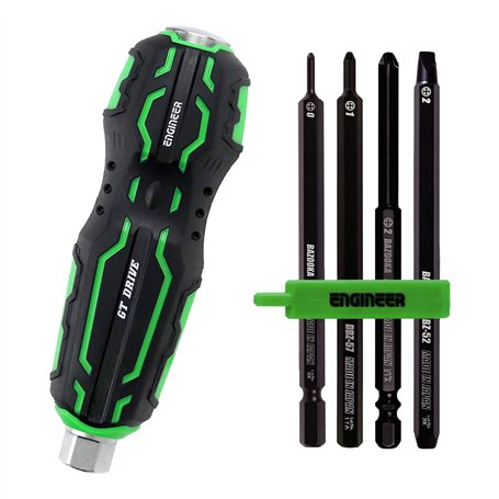 ENGINEER Kit d'extracteur de vis cruciforme 4 en 1