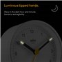 Braun Réveil analogique Classique avec Fonction Snooze et lumière, Mouvement à Quartz Silencieux, bip de l’Alarme en Crescendo,