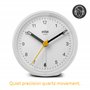 Braun Réveil analogique Classique avec Fonction Snooze et lumière, Mouvement à Quartz Silencieux, bip de l’Alarme en Crescendo,