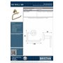 Bristan RD BB Porte-Rouleau de Papier Toilette Rond en Laiton brossé