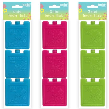 RSW International LTD 3 mini blocs de glace pour congélateur