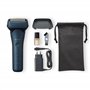 Panasonic Series 700 ES-ALT4B Rasoir Électrique 3-lames Wet et Dry Homme, Rasoir Portable Sans Fil et Étanche, Capteur de Barbe 
