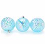 Christmas Concepts® Lot de 3 Boules à facettes géantes Bleues irisées de 150 mm (5,9") - Décorations à Suspendre incassables - D