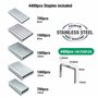 TACWISE 1341 Assortiment d’Agrafes de Type 140/6-14 mm en Acier Inoxydable, Lot de 4400