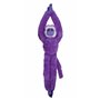 Deluxebase EcoBuddiez Tree Huggers - Singe-Écureuil Violet de Petite Peluche à Suspendre de 55 cm fabriquée en Bouteilles Plasti