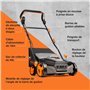VonHaus Balayeuse Pelouse Artificielle 1800 W - Brosse Pelouse - Brosseuse Pelouse Artificielle Électrique - Sac de Collecte 45 